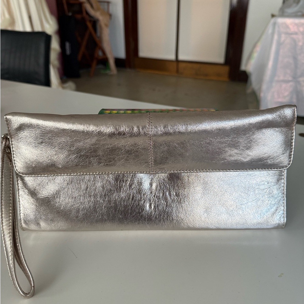 Chic Gold Wristlet Clutch